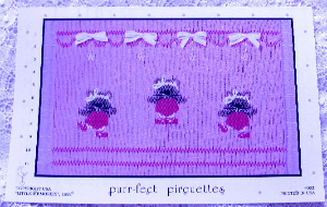 Little Memories Smocking Plate Purr-Fect Pirouettes 062 OOP